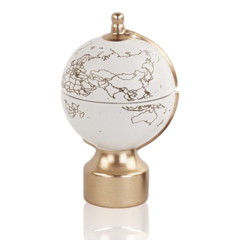 MAPPAMONDO BIANCO CANDELA CON SCATOLA